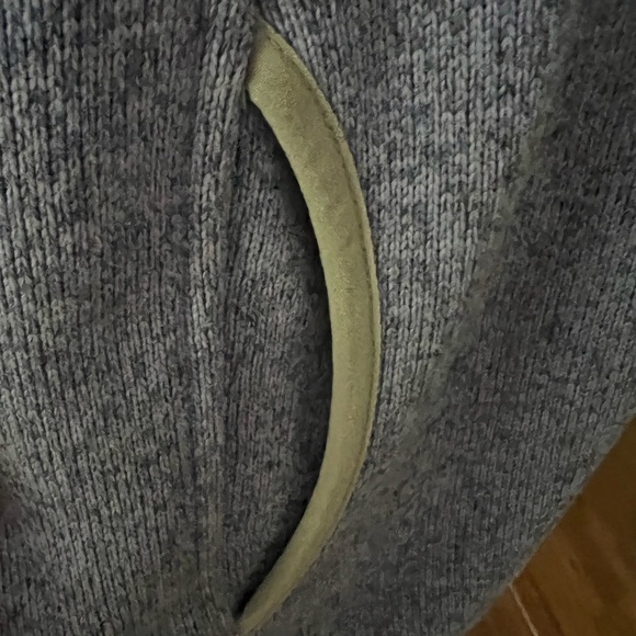 LL Bean Jacket, Blue With Grey Trim, Excellent Condition, Size Medium - Picture 8 of 9